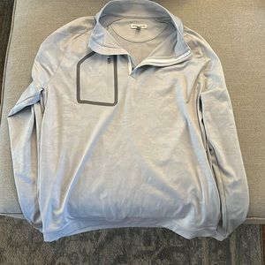 Men’s Peter Millar Grey Camo Quarterzip never worn